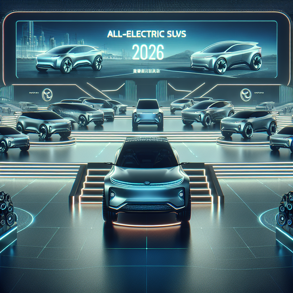 Major Automakers Announce All-Electric SUVs Set for 2026 Launch