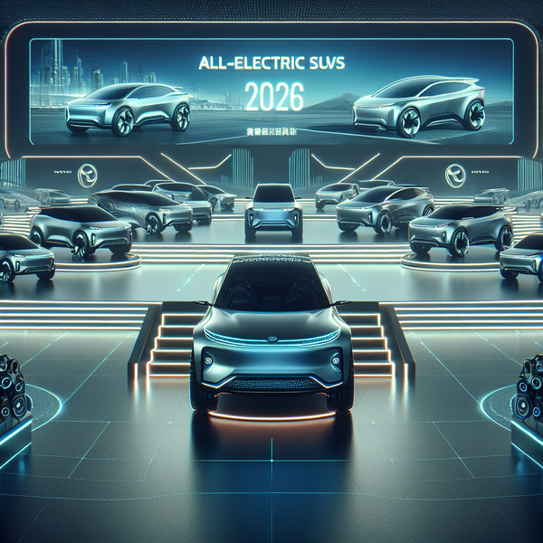 Major Automakers Announce All-Electric SUVs Set for 2026 Launch